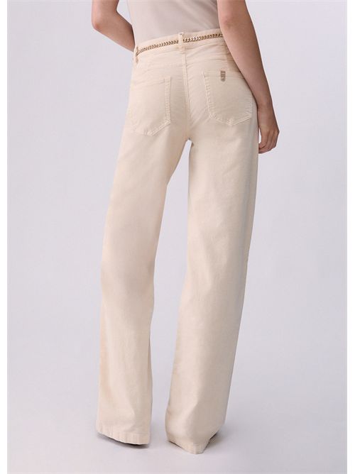 Pantaloni flare in velluto LIU JO | UF6088T702A/30905
